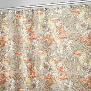 InterDesign / Штора для ванной туканы полиэстр 180х180 см (100173)