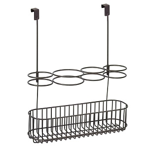 InterDesign / Органайзер Classico навесной для фена, аксессуаров для сушки и укладки волос бронзовый (101288)