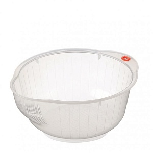 Inomata / Дуршлаг Д22см мелкая сетка ПРОЗРАЧНЫЙ (100316)