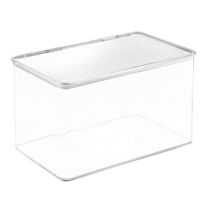 InterDesign / Контейнер  для хранения с откидной крышкой 22х15.5х7.75 (100797)