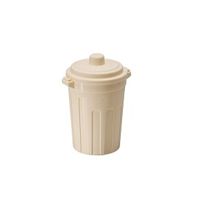Yamada / Контейнер для мусора  1,5л настольный ВАНИЛЬНЫЙ (100325)