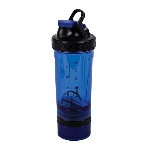 DECOR / Бутылка-шейкер POWER PROTEIN герметичный, тритановая основа 800мл, синий (101145)