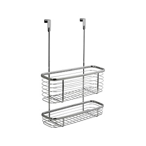 InterDesign / Двойная корзина на дверцу шкафа Axis Сталь (100692)