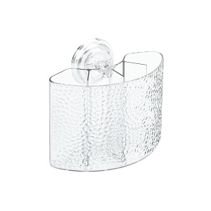 InterDesign / Держатель для зубных щеток и бритв Rain на присоске пластиковый (100879)