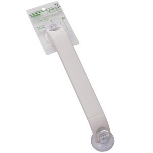 Yamada / Держатель для полотенца регулируемый на присосках МОЛОЧНЫЙ (100296)