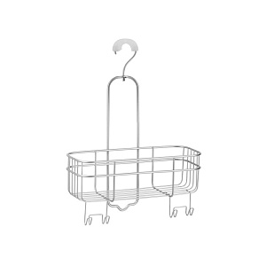 InterDesign / Полка для ванной комнаты Euro подвесная на поворотном крючке стальная (100831)