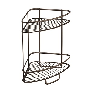 InterDesign / Угловая полка для ванной Axis Бронза (100055)