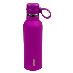 DECOR / Бутылка HYDRO для холодных и горячих напитков нержавеющая сталь 580мл, фуксия (101168)
