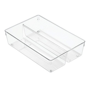 InterDesign / Лоток Linus универсальный двухсекционный 30.4х20.3х7.6см (101262)