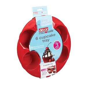 DECOR / Форма для кексов пищевая PREMIUM MICROSAFE CAKE TRAY для приготовления в СВЧ (101094)