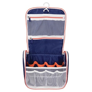 InterDesign / Дорожный органайзер для туалетных принадлежностей на крючке неви/оранжевый (100632)