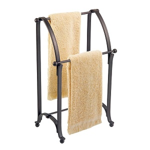 InterDesign / Вешалка для полотенец прямая йорк лира металл под бронзу (100114)