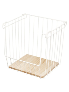 Корзина Wire & Paulownia Wood 30.5х30.5см (101565)