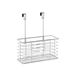 InterDesign / Корзина подвесная для фена Linea надверная хромированная (100839)