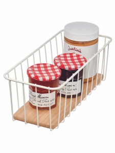 Корзина Wire&Paulownia wood 35.5х15.2х12.7см (101558)