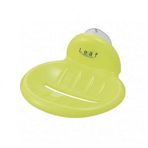 Inomata / Мыльница на присоске ЛАЙМ (100479)