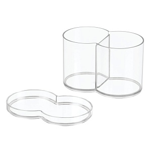 InterDesign / Двойной органайзер-стаканчик для ватных палочек (100768)