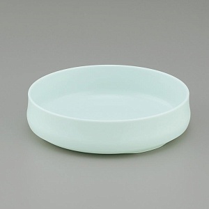 Inomata / Тарелка для СВЧ 450мл глуб. детская ГОЛУБОЙ (100580)