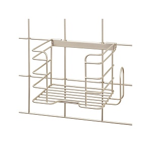 InterDesign / Полочка-держатель для настенной модульной панели-сетки Jayce стальная (100890)