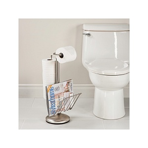 BETTER LIVING / Держатель для туалетной бумаги TOILET CADDY запасных рулонов, прессы сатин никель (101013) 