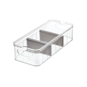 InterDesign / Контейнер CRISP для холодильника со съемными разделителями 37,6х16х9,5 (101295)