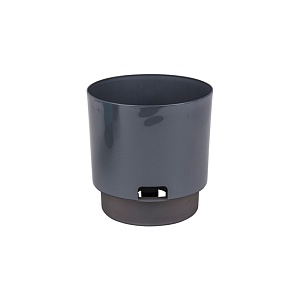 Горшок для растений WATERMATIC 2.5л 170мм темно-серый (101335)