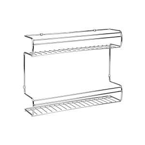 InterDesign / Полка CLASSICO двухъярусная для специй и приправ настенная (101247)