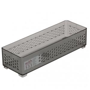 Inomata / Подставка для канцелярии 234*78*56мм СЕРЫЙ (100539)