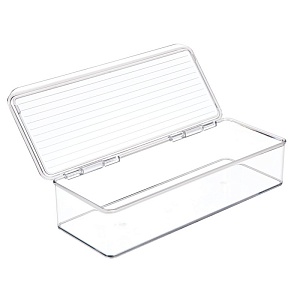 InterDesign / Органайзер-контейнер с крышкой пластик 28.5х14х13 (100706)