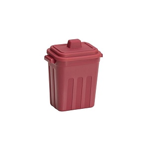 Yamada / Контейнер для мусора  1,8л настольный КРАСНЫЙ (100327)