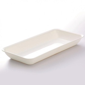 Inomata / Миска  1,0л плоская БЕЛЫЙ (100454)