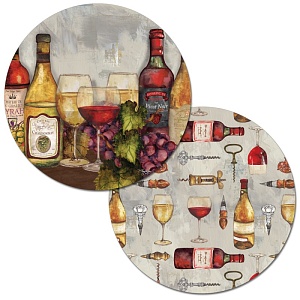 Conimar / Комплект сервировочных салфеток "Время вина" 2 шт диаметр 35см (100956)