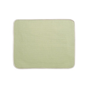InterDesign / Коврик для сушки посуды микрофибра светло-зеленый 45х40см (100889)