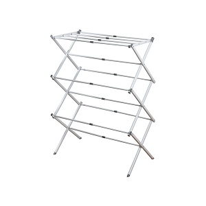 InterDesign / Сушилка для белья Brezio вертикальная раскладная многоуровневая стальная (100876)