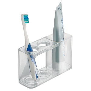 InterDesign / Держатель для зубной пасты и щеток Rain Med+ (100673)