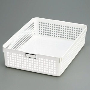 Inomata / Корзина   244*332*87мм БЕЛЫЙ (100400)