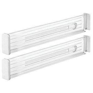 InterDesign / Набор и двух раздвижных разделителей для ящиков из прочного пластика (100791)