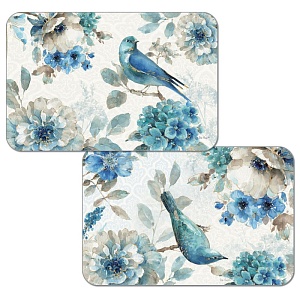 Conimar / Комплект сервировочных салфеток "Синяя птица" 4 шт (100241)