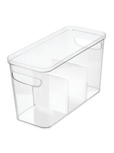 InterDesign / Контейнер CRISP универсальный с 2 разделителями и ручками 35,5х15х20см (101303)