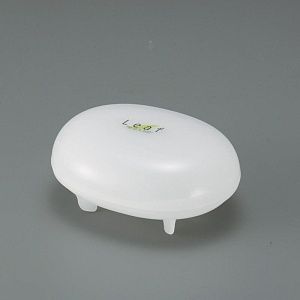 Inomata / Мыльница с крышкой БЕЛЫЙ (100485)