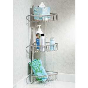 InterDesign / Полка Forma угловая трехъярусная напольная (100913)