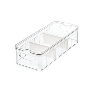 InterDesign / Контейнер для хранения Crisp с 3 отсеками пластиковый (100846)