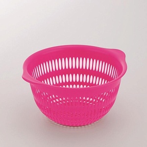 Inomata / Дуршлаг Д17см РОЗОВЫЙ (100310)