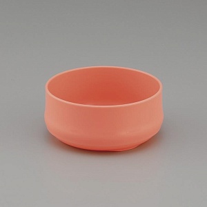 Inomata / Миска для СВЧ 300мл глуб. детская РОЗОВЫЙ (100468)