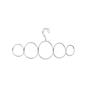 Вешалка для аксессуаров LOOP хромированная 5 отделений (101494)