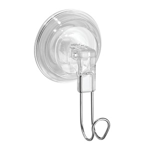 InterDesign / Крючок рио на вакуумной присоске пластик/хром (100104)