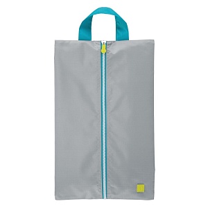 InterDesign / Дорожный чехол для обуви серый/бирюза (100629)