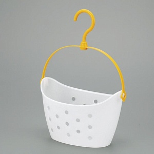 Inomata / Корзина   226*149*138мм с вешалкой БЕЛЫЙ (100393)