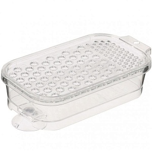 Inomata / Терка с бункером и присоской 400мл ПРОЗРАЧНЫЙ (100585)