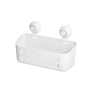 InterDesign / Полка Cade Rectangle для душа на присосках пластиковая 30,1х12х19,7см (101201)